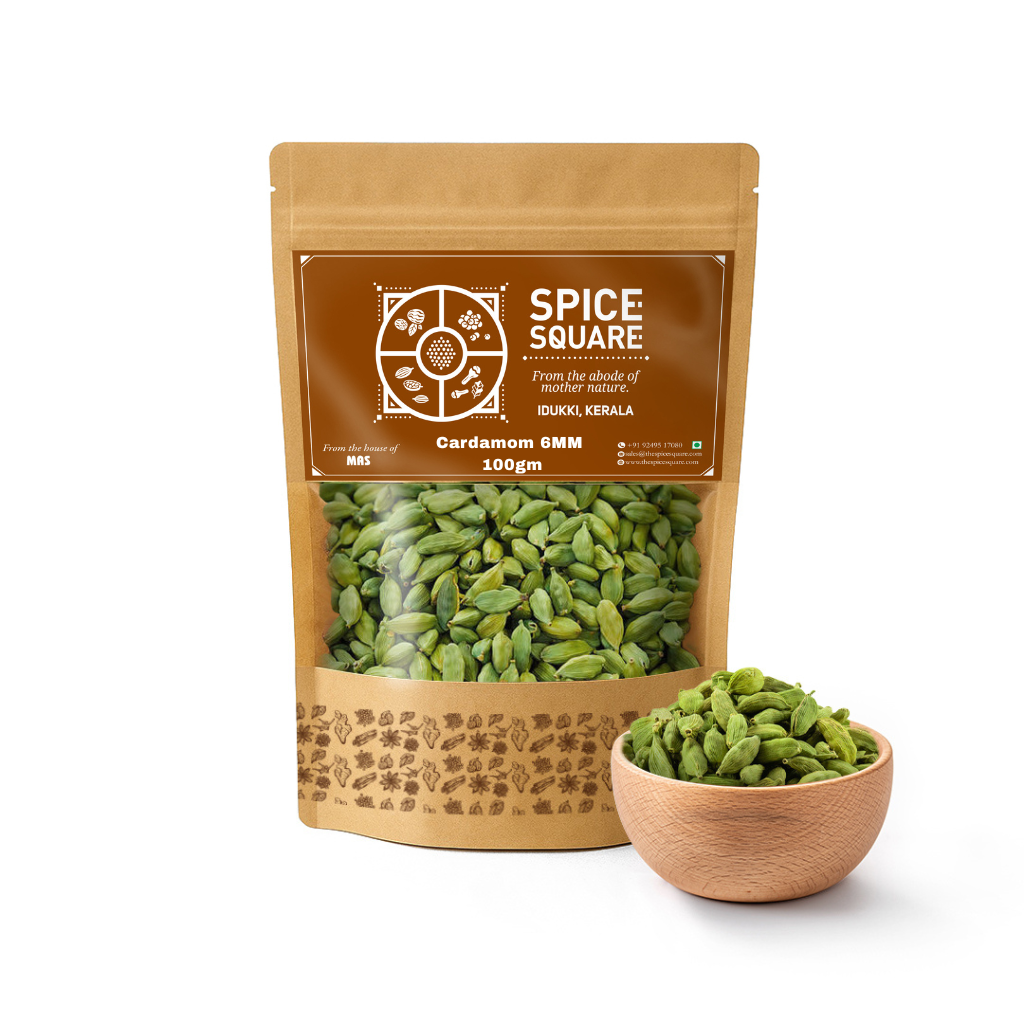 6mm Medium Cardamom इलायची - Spice Square Premium Quality