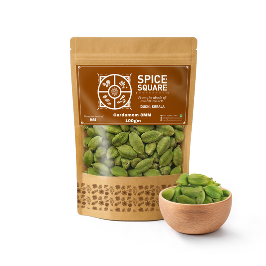 8mm Bold Cardamom इलायची - Spice Square Premium Quality