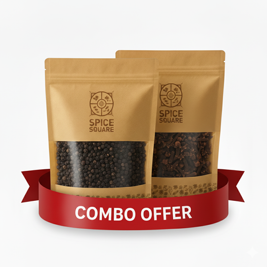 Pepper Bold & Clove Combo काली मिर्च & लौंग - Spice Square Premium Quality
